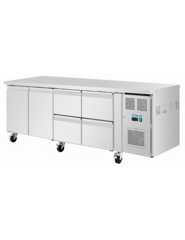 Table réfrigérée positive Polar 4 tiroirs - 284L