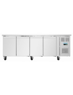 Table réfrigérée positive Slimline Polar 4 portes - 312L 2