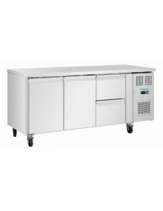 Table réfrigérée positive Polar U 2 portes 242 L