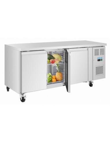 Table réfrigérée positive Polar 3 portes 231L - Inox