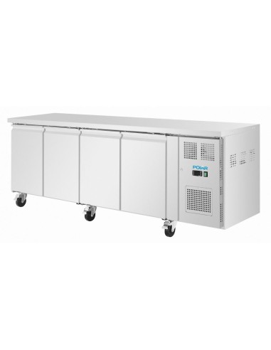 Table réfrigérée positive Slimline Polar 4 portes - 312L