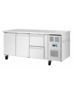 Table réfrigérée positive Polar U 2 portes 242 L 2