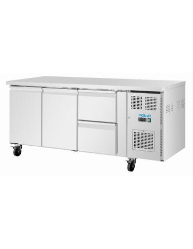 Table réfrigérée positive Polar U 2 portes 242 L