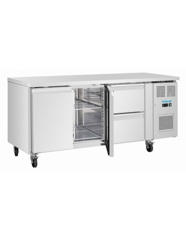 Table réfrigérée positive Polar U 2 portes 242 L