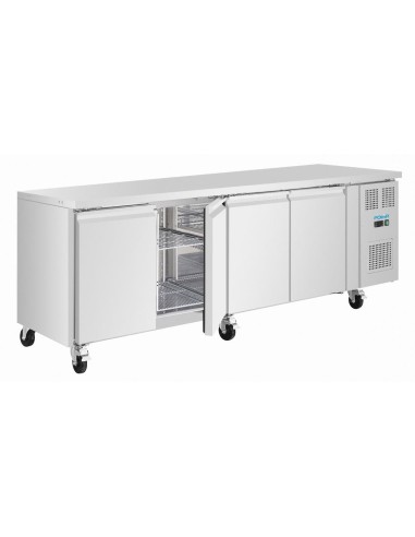 Table réfrigérée positive Slimline Polar 4 portes - 312L
