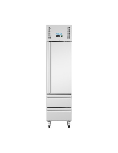 Armoire réfrigérée positive GN 292 L Polar - 1 porte 2 tiroirs