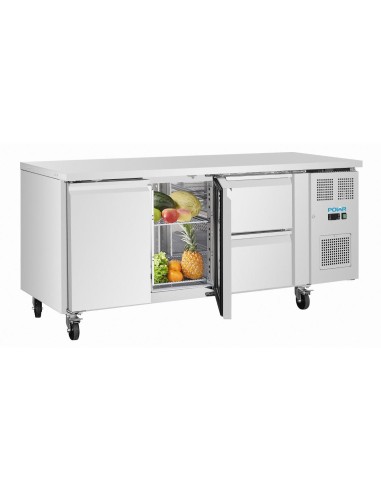 Table réfrigérée positive Polar U 2 portes 242 L