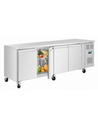 Table réfrigérée positive Slimline Polar 4 portes - 312L