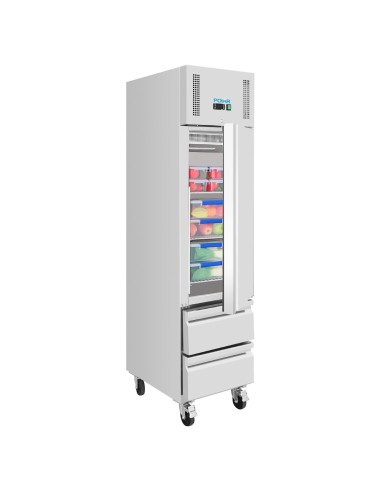 Armoire réfrigérée positive GN 292 L Polar - 1 porte 2 tiroirs
