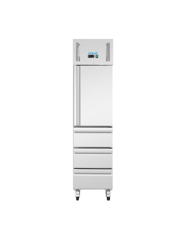 Armoire réfrigérée GN slimline Polar 292L 1 porte
