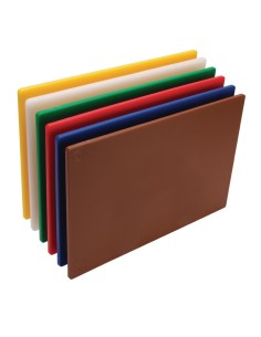 Lot de 6 planches à découper Hygiplas - couleur code hygiène