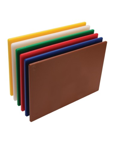 Lot de 6 planches à découper Hygiplas - couleur code hygiène