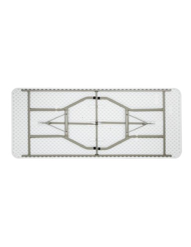 Table pliante rectangulaire Bolero blanche 1,8 m