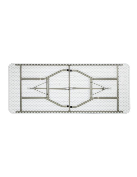 Table pliante rectangulaire Bolero blanche 1,8 m