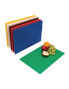 Lot de 6 planches à découper Hygiplas - couleur code hygiène 2