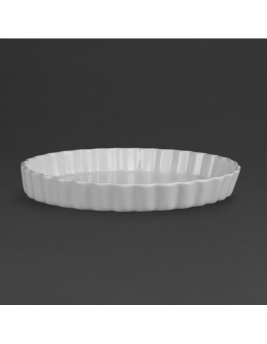Plats à tarte Olympia Whiteware 297mm - lot de 6