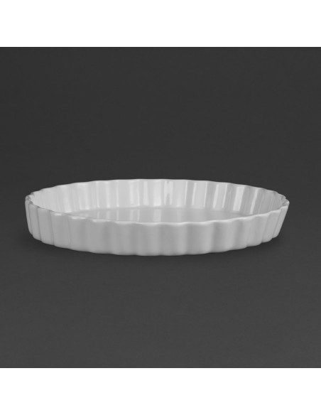 Plats à tarte Olympia Whiteware 297mm - lot de 6
