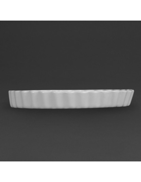 Plats à tarte Olympia Whiteware 297mm - lot de 6