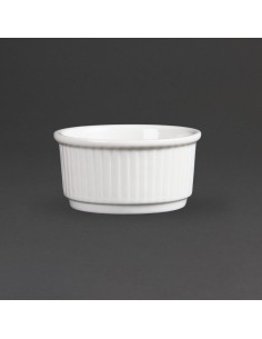 Ramequins empilables Olympia Whiteware 85 mm - lot de 12