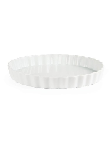 Plats à tarte Olympia Whiteware 297mm - lot de 6