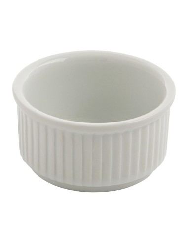 Ramequins empilables Olympia Whiteware 85 mm - lot de 12