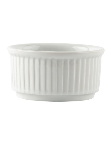 Ramequins empilables Olympia Whiteware 85 mm - lot de 12
