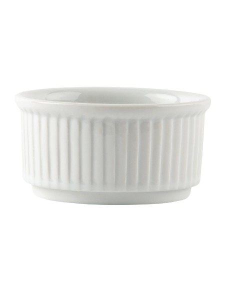 Ramequins empilables Olympia Whiteware 85 mm - lot de 12