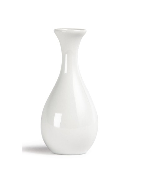 Vases bouteilles blancs 125mm Olympia - lot de 12