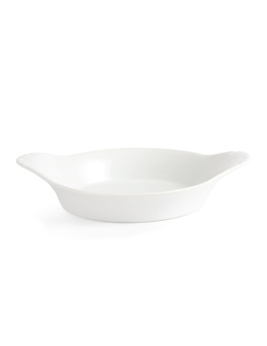 Plats ronds à oreilles Olympia Whiteware 220mm - lot de 6