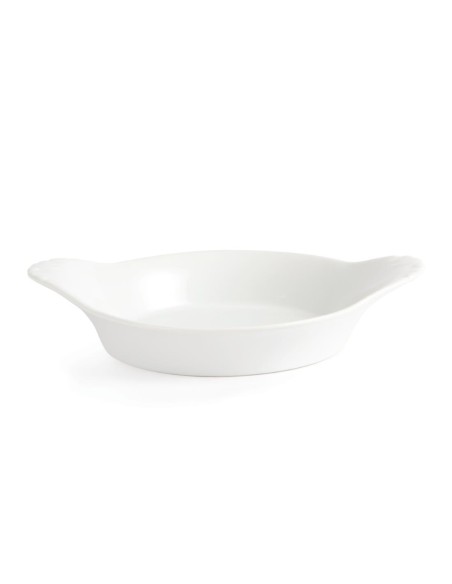 Plats ronds à oreilles Olympia Whiteware 220mm - lot de 6