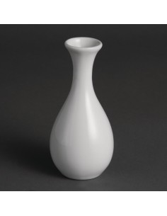 Vases bouteilles blancs 125mm Olympia - lot de 12 2