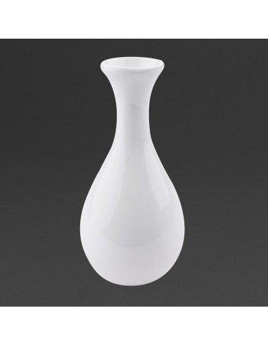 Vases bouteilles blancs 125mm Olympia - lot de 12