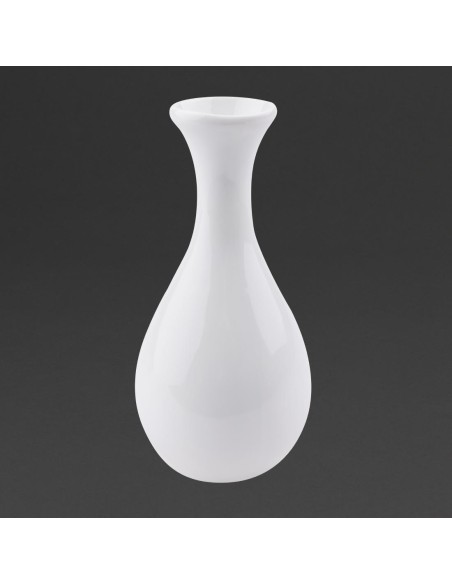 Vases bouteilles blancs 125mm Olympia - lot de 12