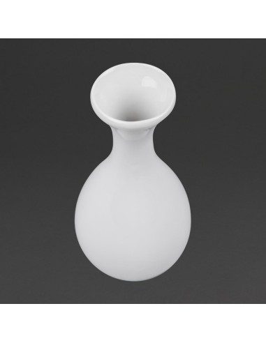 Vases bouteilles blancs 125mm Olympia - lot de 12