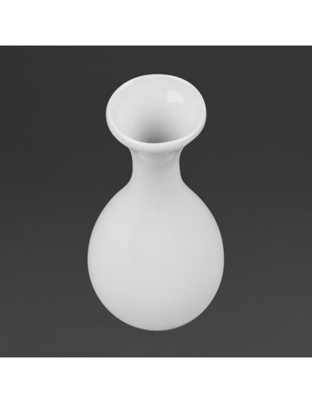 Vases bouteilles blancs 125mm Olympia - lot de 12