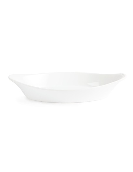 Plats ovales à oreilles Olympia Whiteware 400 ml - lot de 6