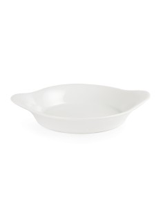 Plats ronds à oreilles Olympia Whiteware 156x126 mm - lot de 6 2