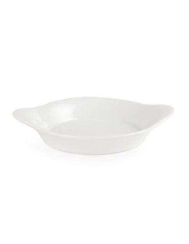 Plats ronds à oreilles Olympia Whiteware 156x126 mm - lot de 6
