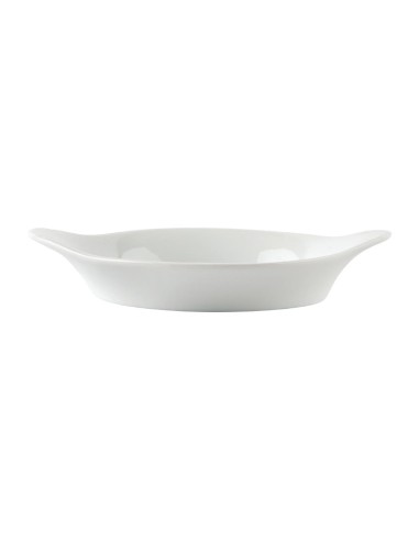 Plats ronds à oreilles Olympia Whiteware 156x126 mm - lot de 6