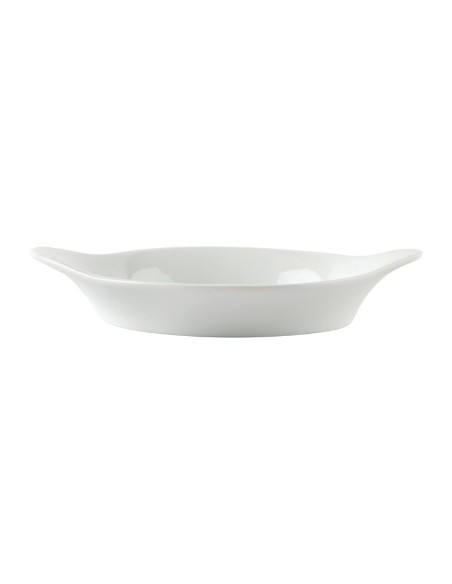 Plats ronds à oreilles Olympia Whiteware 156x126 mm - lot de 6