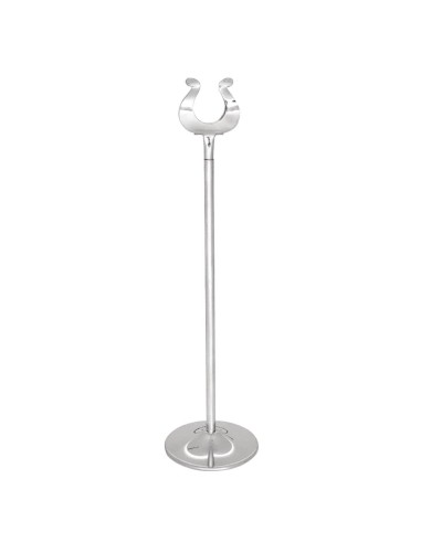 Support numéro de table Olympia 255mm - Inox