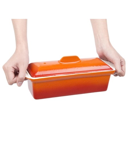 Terrine en fonte Vogue orange 1,3L - cuisson uniforme