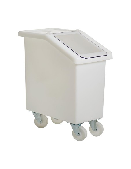 Conteneur mobile blanc Fletcher 65 L - Polyéthylène