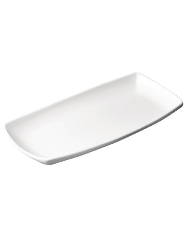 Assiettes oblongues Churchill X Squared 300mm - Lot de 12