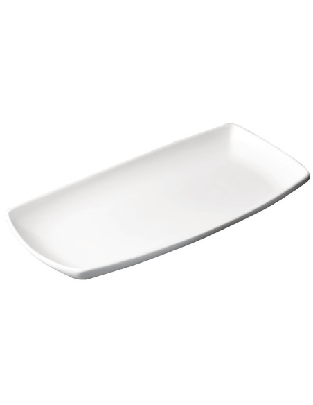 Assiettes oblongues Churchill X Squared 300mm - Lot de 12