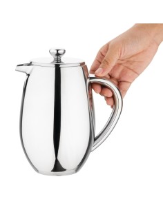 Cafetière à piston inox isotherme Olympia 6 tasses 2