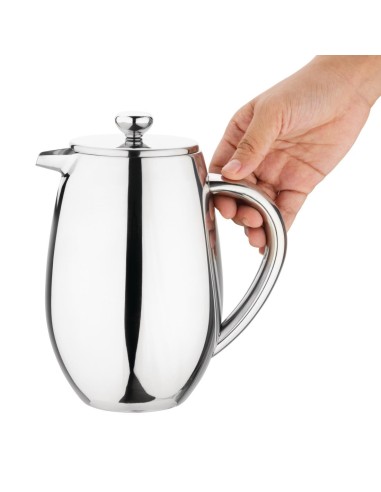 Cafetière à piston inox isotherme Olympia 6 tasses