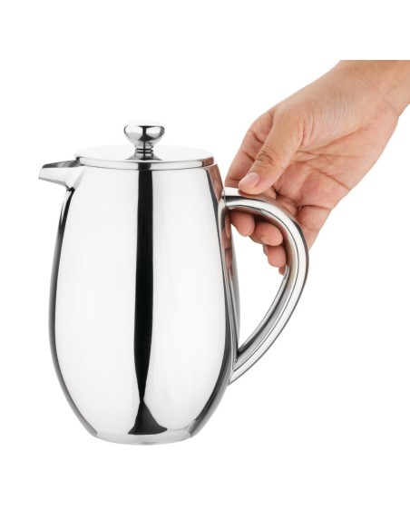 Cafetière à piston inox isotherme Olympia 6 tasses