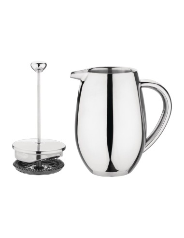 Cafetière à piston inox isotherme Olympia 6 tasses
