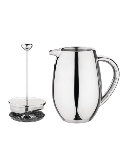 Cafetière à piston inox isotherme Olympia 6 tasses